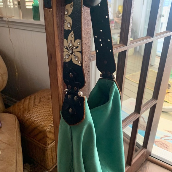 Suede Handbag - Picture 2 of 4